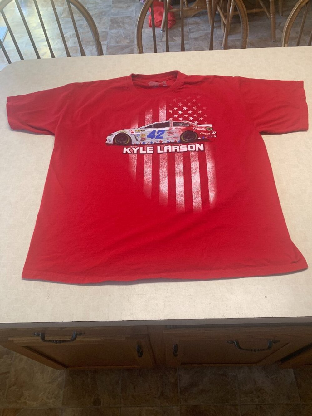 Kyle Larson Chase Authentic #42 NASCAR T- Shirt XL